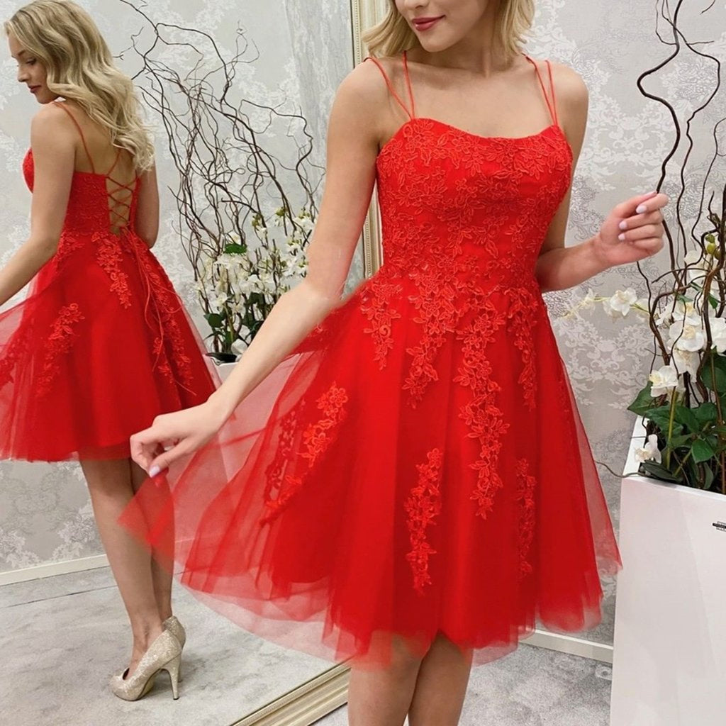 dress short red